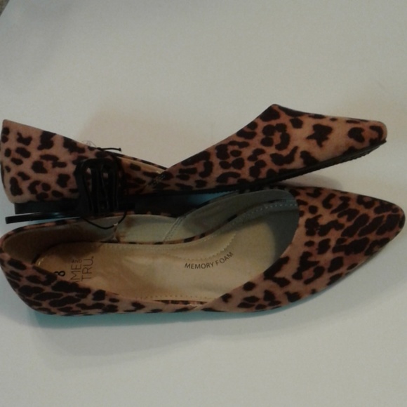 Time and Tru Shoes - NWT TIME AND TRU animal print size 8 pointy toe